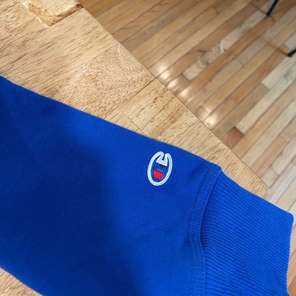 Champion men’s blue hoodie size small excellent - Picture 4 of 5